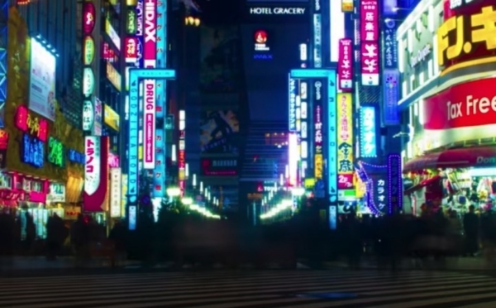 查看新宿、池袋的夜景